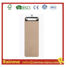 Customized 29*12 Cm Size Wooden Clipboard with Flat Clip